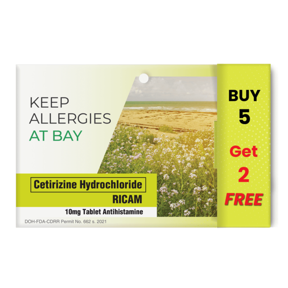 Ricam 10mg Promo Pack 5 Tabs Free 2 tabs