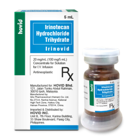 Irinovid 100mg Concentrate for Solution for I.V. Infusion
