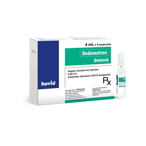 Ondavid 2mg/ml Solution For Injection (IM/IV)