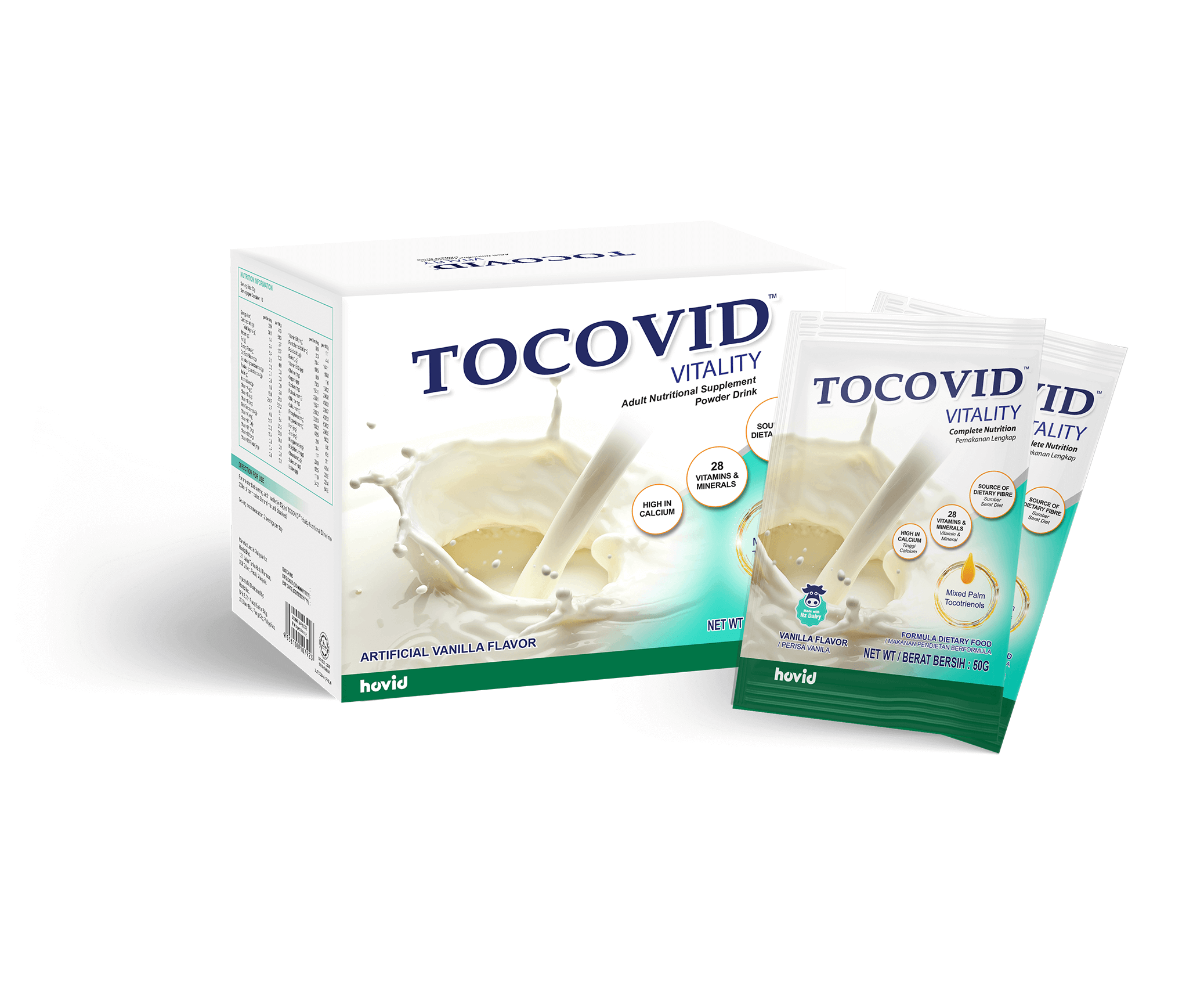 Tocovid Vitality 53g Sachet